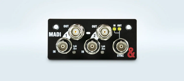SQ MADI AUDIO INTERFACE MODULE -64×64 CHANNEL, 96KHZ OR 48KHZ, SMUX OR HIGHSPEED 96KHZ MODES